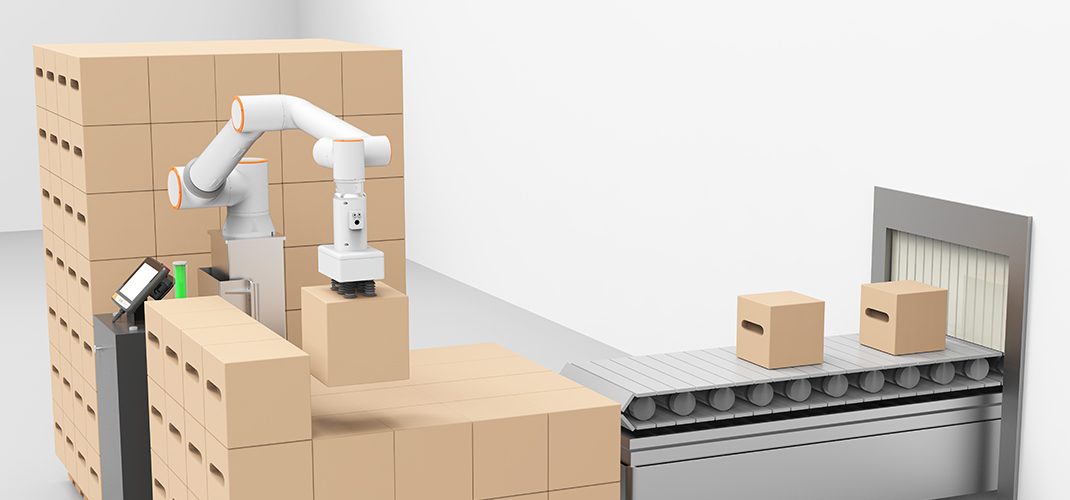 Kobot ile paletleme uygulaması